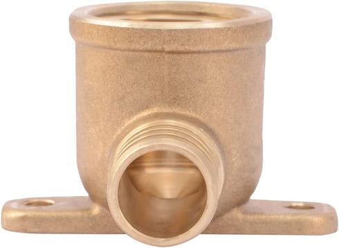 SharkBite 3/4 PEX Pipe x 3/4 Inch FNPT Crimp 90 Degree Drop Ear Elbow, Brass Plumbing Fitting, PEX Pipe, PE-RT, UC340LFA...