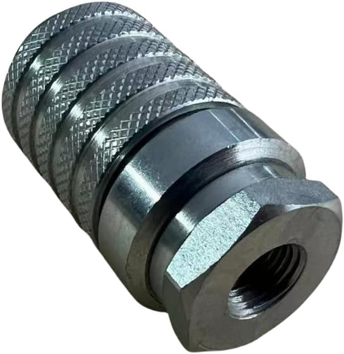 PD222 Series PK Style Steel Test Port and Diagnostic Equipment Quick Coupler with Female Pipe Thread, 1/8" Body Size, 1/8"-27 NPTF Thread Size, 1....