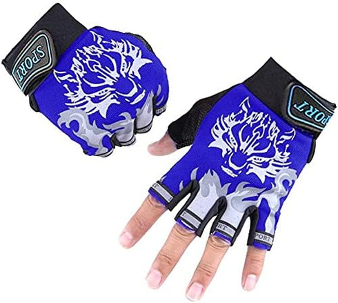 Luwint Fishing Gloves for Men and Women, Fingerless Lightweight Sun Protective Gloves Non-Slip Sport Gloves for Hunting Fishing Cycling Camping Ri...