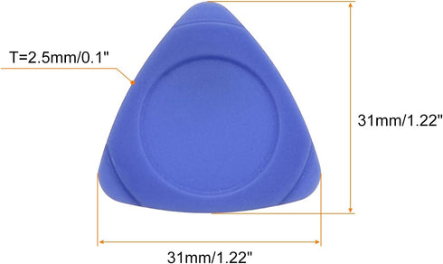 MECCANIXITY Phone Pry Opening Tools Plastic 50pcs Dark Blue 2.5mm Thick for Mobile Phone PC Tablet Laptop LCD Screen Repair, Guitar Picks...