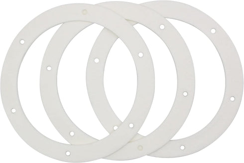 6" Pellet Stove White Gasket for Combustion Exhaust Fan Mounting Blower to Housing Seal with 100's and Most Pellet Stoves 2100J (3/pack)...