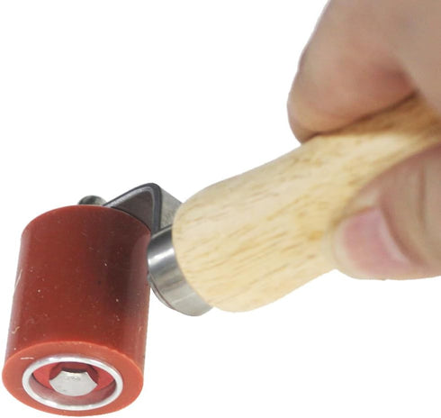 ?????? ???? Heavy Duty Silicone Seam Roller - Sound Deadening Silicone Hand Rollers Used for PVC/Tpo/Epdm Roofing Decking Membrane and Tarpaulin B...