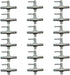 Aquarium Fish Tank Air Flow Control Lever Pump Single Way Valve, 18Pcs...
