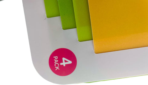 FLEXIBLE CUTTING BOARDS SET OF 4 (SQUEEZE THE DAY)...