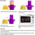 ACZURXLY Angry Mama Microwave Cleaner, Oven Steam Cleaner Disinfectant With Vinegar & Water for Kitchen, Funny Easily to Clean Crud in Minutes Use...