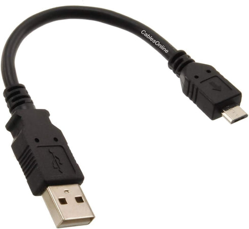 CablesOnline 5-PACK 6 inch USB 2.0 A-Type Male to Micro-B Male Charge & Sync Cable, USB-1500-5...