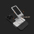 New Upgraded Back Clip Type 360 Folding Bracket, Folding Phone Stand, Cell Phone Stand, Adjustable Foldable Desktop Phone Holder Compatible with i...