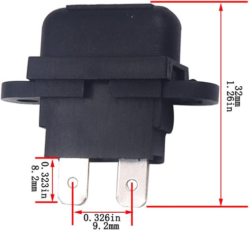 10 Pcs Auto ATC Blade Standard Fuse Holder Seat for Car Boat Truck SUV with Cover Black + 10 Pcs 10 Amp Standard Fuse...
