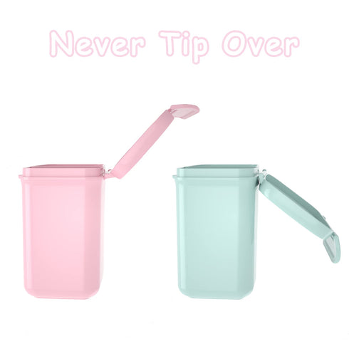 Formula Dispenser with Scoop Milk Powder Formula Containers for Travel Baby Food Storage and Snack Cup for Outdoor Activities On-The-Go Pink(Outer...