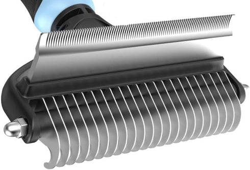 Dog Brush and Cat Brush – 2 Sided Pet Grooming Tool for Deshedding, Mats & Tangles Removing – No More Nasty Shedding and Flying Hair...
