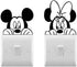 Light Switch Cool Decals | Baby room Stickers (9 x 3.5, Mickey & Minnie)...