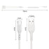 GELRHONR Retractable USB A to USB C Multi Charging Cable,Coiled 5A 3 in 1 Multiple USB C Y Splitter Fast Charging Cord,Compatible with Cell Phones...