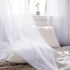 MIULEE Sheer Window Scarf Valance Extra Long Topper Window Treatment Elegant Curtain Scarves Luxury Swag Curtain Drapes for Party Wedding Arch Cer...