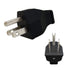 3 Prong NEMA 5-15P Power Adapter Replacement Plug, Straight Blade Connector for Extension Cord,3-Pin 15A 125V Male Rewirable Plug (Plug 2Pcs,Black...