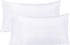 BEDSUM Microfiber King Pillowcases Set of 2, Soft Wrinkle Resistant and Easy Care Pillow Cases with Envelope Closure for Kids, 20x36 inches, White...
