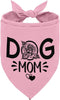 Dog Bandana, Dog Bandana, Dog Scarf Classical Pink Printing, Dog Scarf Accessories, Dog Bandana Pet Scarf, Christmas Birthday Thanksgiving Dog Mom...
