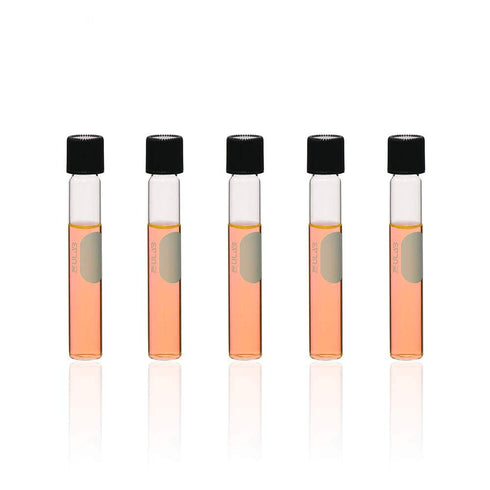 ULAB Test Tubes with Black Screw Caps, Vol.10ml, Dia.16x100mm with Marking Area, Test Tubes Shot Glasses, Borosilicate Glass Material, Pack of 20,...