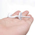 2 Pairs Curtain Hooks for Drapes, European Style Curtain Hook, White Window Curtain Holdback Hooks Tiebacks, Heavy Duty Wall Mounted Hooks for Cur...