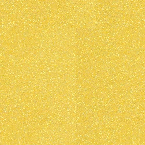 Siser Glitter HTV 20" x 12" Sheet - Iron on Heat Transfer Vinyl (Lemon Sugar)...