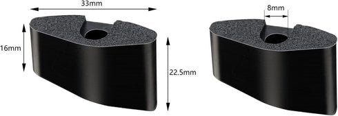 Headset Full Hinge Replacement Parts for Logitech G930,G430,G230,G231,1 Pair Repairment for Broken Headphone...