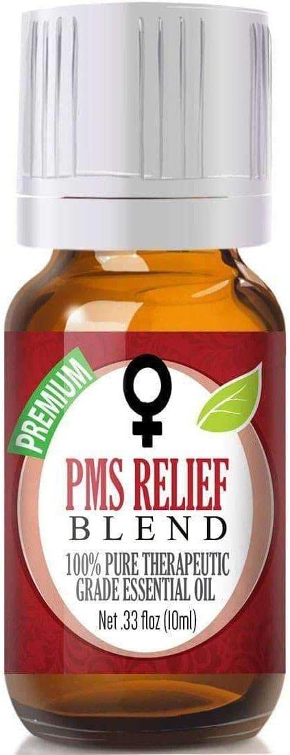 Healing Solutions PMS Relief Blend Essential Oil - 100% Pure Therapeutic Grade, 10ml...