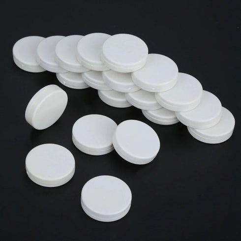 20 Pcs White Rattle Box Noise Maker Insert Squeaker Plastic Ring Box Repair Fix Baby Rattle Accessories (15mm)...