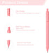 5pcs Gel Pens, Retractable Quick Dry Black Ink Pens Fine Point 0.5mm Premium Smooth Writing Pens for School Office Supplies (Macaron Color)...