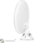 Snowflakes 10x Magnifying Lighted Makeup Mirror with Lights, Suction Cups, and 360° Swivel – Touch Control, 3 Light Modes – Ideal for Home, Bathro...