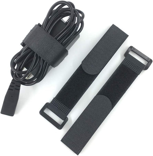 Fastening Nylon Strap with Buckle,10Pack Reusable Self-Adhesive Hook and Loop Cable Securing Straps,Adjustable Cinch Straps for Cords Organized an...
