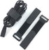 Fastening Nylon Strap with Buckle,10Pack Reusable Self-Adhesive Hook and Loop Cable Securing Straps,Adjustable Cinch Straps for Cords Organized an...