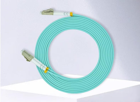 Fiber SFP Cable LC to LC OM3 10Gb/Gigabit-850nm Multi-Mode Dual Core Jumper Duplex Fiber Optic Cable Module Soft for Transceiver,Test Equipment,Co...