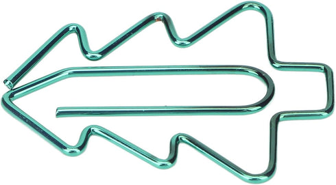 Tree Shaped Paper Clips,100Pcs Mini Cute Hollow Paperclips Electroplated Metal Office Clips for Document Sorting Organizing...