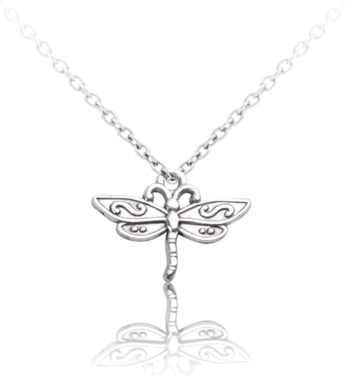 100g (About 50-80pcs) Antique Silver Dragonfly Charms Tibetan Insect Charms Pendants Craft Supplies for Bracelets Necklace Jewelry Making...