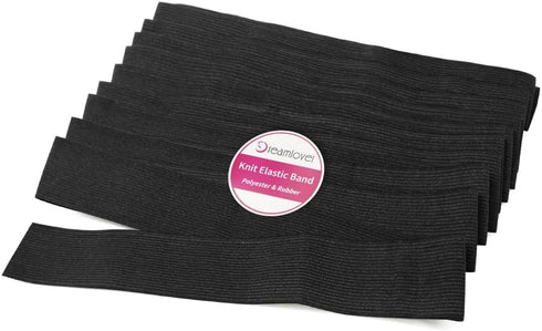 Dreamlover Black Elastic Spool, 1.5 Inch x 6 Yard...