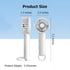 Portable Handheld Fan with Buckle Design, Mini Rechargeable Fan with 3 Speed Adjustable, Small Personal Fan for Home, Office, Travel, and Outdoor ...