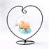 Archi Heart-Shaped Ornament Display Stand Iron Pothook Stand for Hanging Glass Terrarium (Heart-1)...