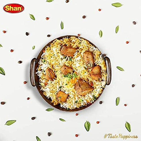 Shan - Malay Chicken Biryani Seasoning Mix (60g) - Spice Packets for Chicken Layered Pilaf (Pack of 6)...
