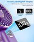Hand Held Fan,Mini Portable Fan Rechargeable,USB Small Desk Battery Tiny Necklace Cute Cordless Lanyard Hanging Neck Fan,Personal Fan Handheld,5 S...