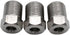 Stainless Brake Line Fitting Kit for 3/16" tube, Inverted Flare Silver (19 Fittings)...