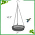 Hanging Bird Feeder, Bird Feeder Hanging for Garden Yard Outside Hanging Bird Feeder Tray - Metal Mesh Platform Feeders for Birds Outside Outdoors...