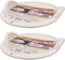 JapanBargain 1932x2, Set of 2 Japanese Microwave Mat Hot Pad Dish Plate Holder Bowl Holder Hot Dish Serving Tray Made in Japan (2)...