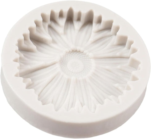 Chrysanthemum Flower Silicone Mold Flower Fondant Cake Baking Molds Chocolate Candy Mold For Cake Decoration Cupcake Topper Polymer Clay Gum Paste...