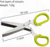 Multi-Layers Kitchen Herb Scissors, 5 Blade Kitchen Shears Scallion Cutter Laver Spices Herb Spice Kitchen Slicer Shredded Scallion Chive Cutter f...