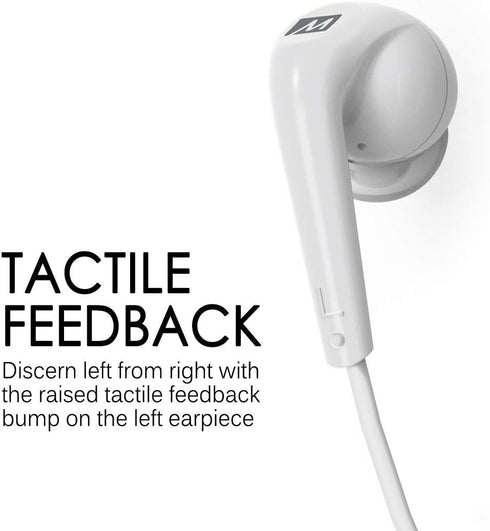 MEE audio RX18 Comfort-Fit in-Ear Headphones with Enhanced Bass (White)...