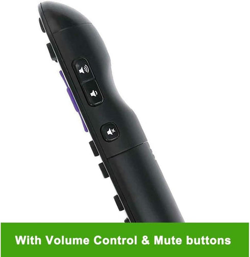 Remote Control fit for ONN Roku TV 4K UHD LCD Smart HDTV with Netflix Sling Hulu Vudu Keys Compatible with All ONN Roku TVs...