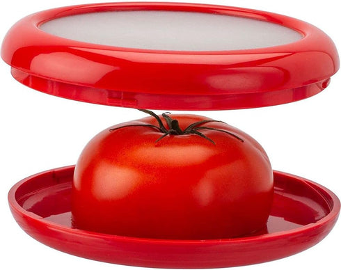 Joie Fresh Stretch Pod Tomato Storage Container, Silicone Food Saver, Keeps Leftover Produce Flavorful and Firm in Fridge, Reusable Kitchen Gadget...