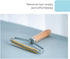 Pack of 2 Pet Hair Removers for Carpet, with Wooden Handle and Double-Sided Metal Scraper, Suitable for Indoor and Car Carpets...