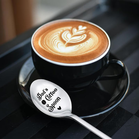 Dad Coffee Spoon Gifts from Daughter Son Funny Dad's Coffee Spoons Gifts for Dad Daddy Father's Day Gifts for Men Father Papa Birthday Christmas G...