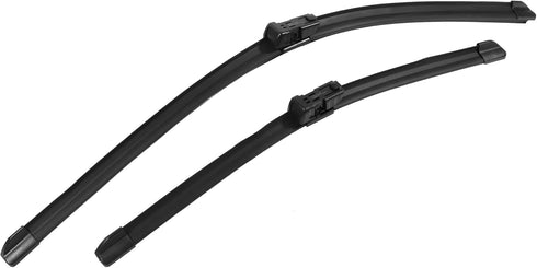 ACROPIX 24" 17" Front Rear Windshield Wiper Blade Set Fit for Chevrolet Spark with Top Lock - Pack of 2 Black...