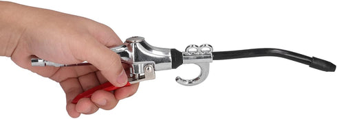 High Volume Powerful Industrial Air Blow Gun with Angled Bent Air Flow Nozzle, High Pressure Handheld Air Blower Gun 0.6?1.5Mpa for Pneumatic Air ...